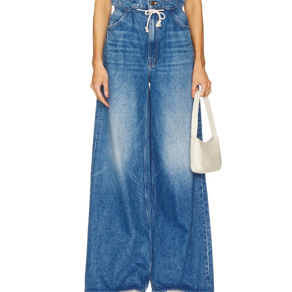 Mother Snacks Denim Wide Leg Jeans size 29